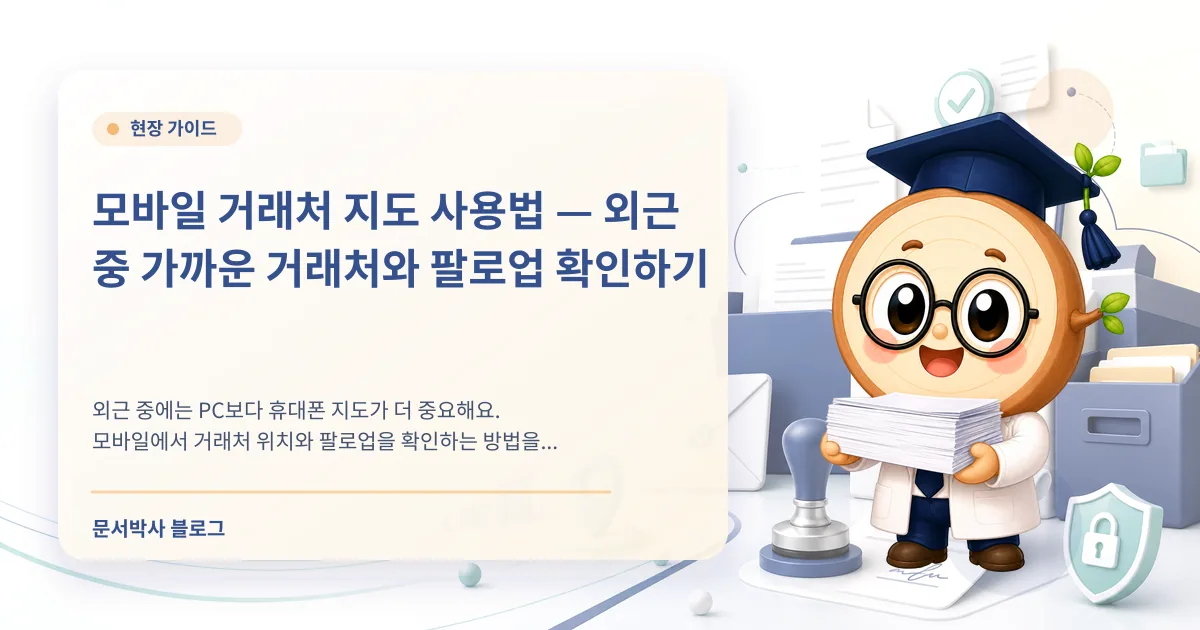 모바일 CRM 사용법 배너
